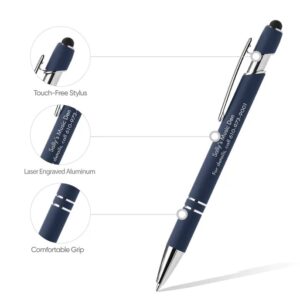 Stylos argenté personnalisés (10)